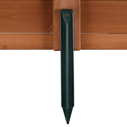 Gorilla Playsets Interlocking 3.62 ft. Square Sandbox with Cover and